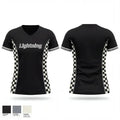 Lightning 65446816 Women's Short Sleeve V-neck Shirt - 1