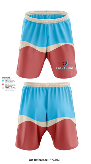 Athletic Shorts With Pockets, Lightning, Track & Field, Teamtime, Team time, sublimation, custom sports apparel, team uniforms, spirit wear, spiritwear, sports uniforms, custom shirts, team store, custom team store, fundraiser sports, apparel fundraiser