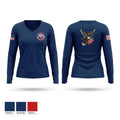 Miami Twp Fire Rescue 91298042 Women's Long Sleeve V-neck Shirt - 1