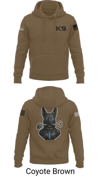 Hoodie, Willoughby K9, Police, Teamtime, Team time, sublimation, custom sports apparel, team uniforms, spirit wear, spiritwear, sports uniforms, custom shirts, team store, custom team store, fundraiser sports, apparel fundraiser