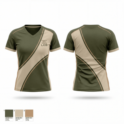 Legacy Elite Ballers (LEB) 94988228 Women's Short Sleeve V-neck Shirt - 1