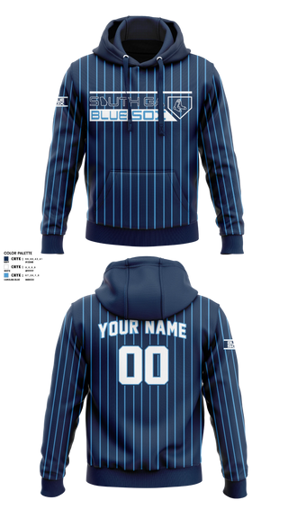 Hoodie, South GA Blue Sox, Baseball, Teamtime, Team time, sublimation, custom sports apparel, team uniforms, spirit wear, spiritwear, sports uniforms, custom shirts, team store, custom team store, fundraiser sports, apparel fundraiser