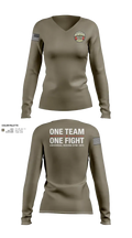 Universal Boxing Gym 90874123 Women's Long Sleeve V-neck Shirt - 23