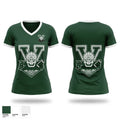 Venice High School Indians 24532385 Women's Short Sleeve V-neck Shirt - 1