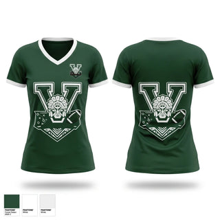 Womens Short Sleeve Vneck Shirt, Venice High School Indians, Spirit Store, Teamtime, Team time, sublimation, custom sports apparel, team uniforms, spirit wear, spiritwear, sports uniforms, custom shirts, team store, custom team store, fundraiser sports, apparel fundraiser