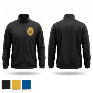 Windbreaker, Navy Police, Police, Teamtime, Team time, sublimation, custom sports apparel, team uniforms, spirit wear, spiritwear, sports uniforms, custom shirts, team store, custom team store, fundraiser sports, apparel fundraiser