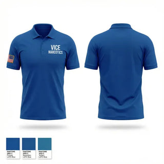 Short Sleeve Performance Polo, Vice/Narcotics, Police, Teamtime, Team time, sublimation, custom sports apparel, team uniforms, spirit wear, spiritwear, sports uniforms, custom shirts, team store, custom team store, fundraiser sports, apparel fundraiser