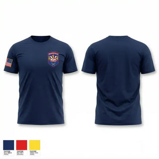 Old School Cotton Feel Shirt, Monroeville Fire department Station 5, Fire Department, Teamtime, Team time, sublimation, custom sports apparel, team uniforms, spirit wear, spiritwear, sports uniforms, custom shirts, team store, custom team store, fundraiser sports, apparel fundraiser