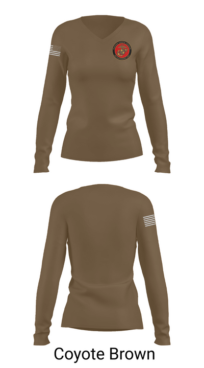 Marine Corps League Casa Grande Detachment 901 97712711 Women's Long Sleeve V-neck Shirt - 17