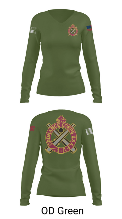 H Co 1-66 37494476 Women's Long Sleeve V-neck Shirt - 57