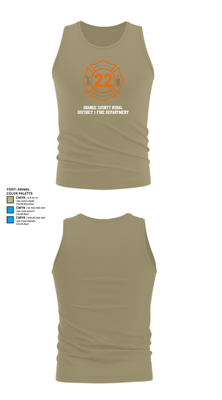 Tank Top, Orange County Rural District 1 Fire Department, , Teamtime, Team time, sublimation, custom sports apparel, team uniforms, spirit wear, spiritwear, sports uniforms, custom shirts, team store, custom team store, fundraiser sports, apparel fundraiser