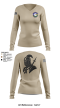 502 CONS 83212643 Women's Long Sleeve V-neck Shirt - 1