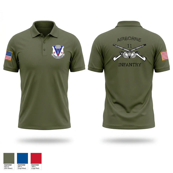Short Sleeve Performance Polo, A Co 2-134 IN BN ABN, National Guard, Teamtime, Team time, sublimation, custom sports apparel, team uniforms, spirit wear, spiritwear, sports uniforms, custom shirts, team store, custom team store, fundraiser sports, apparel fundraiser