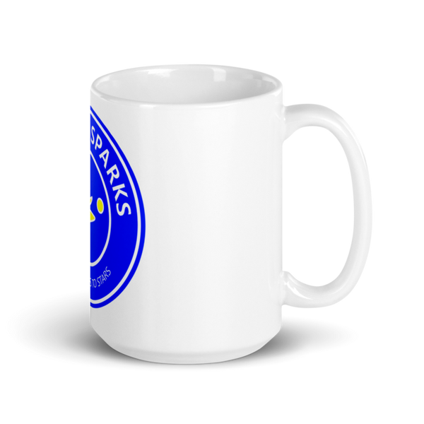 Soccer Sparks 51434344 White Glossy Mug - Medium
