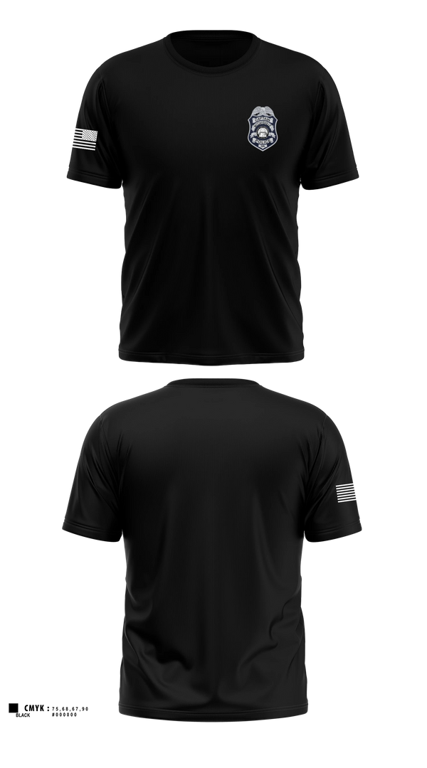 McCaysville Police Department 70083806 Old School Cotton Feel Shirt - 5