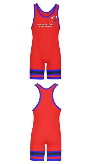 Wrestling Singlet, Medicine Valley High School Wrestling, Wrestling, Teamtime, Team time, sublimation, custom sports apparel, team uniforms, spirit wear, spiritwear, sports uniforms, custom shirts, team store, custom team store, fundraiser sports, apparel fundraiser