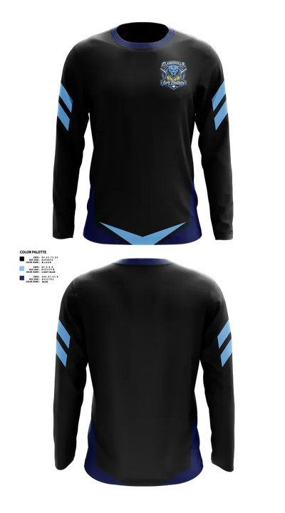 Clarksville Lady Panters 58044554 Long Sleeve Performance Shirt 2