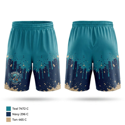 Siren's Academy Mens Reversible Basketball Shorts - 1