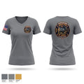 Tawakoni South Volunteer Fire Department Women's Short Sleeve V-neck Shirt - 1