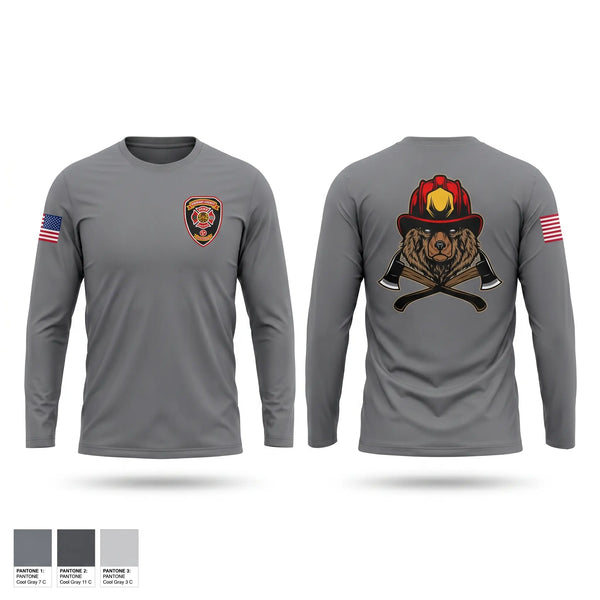 Long Sleeve Performance Shirt, Stewart County Fire Rescue, Fire Department, Teamtime, Team time, sublimation, custom sports apparel, team uniforms, spirit wear, spiritwear, sports uniforms, custom shirts, team store, custom team store, fundraiser sports, apparel fundraiser