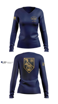 K9  Women's Long Sleeve V-neck Shirt - 1