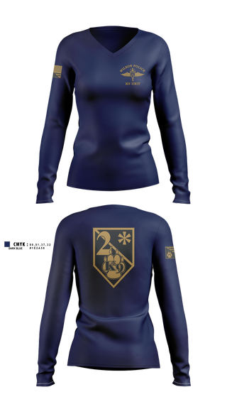 Womens Long Sleeve Vneck Shirt, K9, Police, Teamtime, Team time, sublimation, custom sports apparel, team uniforms, spirit wear, spiritwear, sports uniforms, custom shirts, team store, custom team store, fundraiser sports, apparel fundraiser