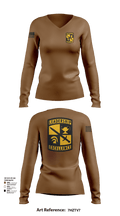 ROTC 2nd platoon 84761146 Women's Long Sleeve V-neck Shirt - 15