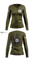 Divcomm Women's Long Sleeve V-neck Shirt - 6