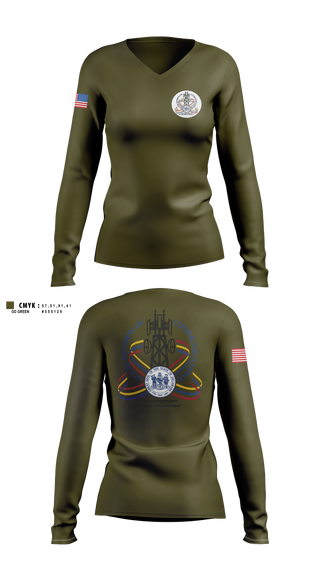 Womens Long Sleeve Vneck Shirt, Divcomm, Police, Teamtime, Team time, sublimation, custom sports apparel, team uniforms, spirit wear, spiritwear, sports uniforms, custom shirts, team store, custom team store, fundraiser sports, apparel fundraiser