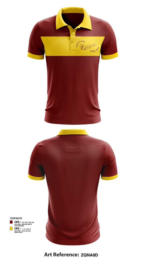 Short Sleeve Performance Polo, South Stokes Saura Band, Spirit Store, Teamtime, Team time, sublimation, custom sports apparel, team uniforms, spirit wear, spiritwear, sports uniforms, custom shirts, team store, custom team store, fundraiser sports, apparel fundraiser