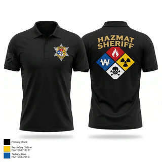 Short Sleeve Performance Polo, Arapahoe County Sheriff HazMat, Police, Teamtime, Team time, sublimation, custom sports apparel, team uniforms, spirit wear, spiritwear, sports uniforms, custom shirts, team store, custom team store, fundraiser sports, apparel fundraiser