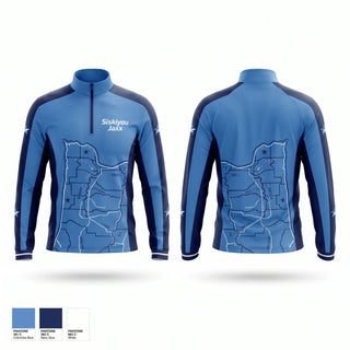 Quarter Zip Jacket, Siskiyou Jaxx, Softball, Teamtime, Team time, sublimation, custom sports apparel, team uniforms, spirit wear, spiritwear, sports uniforms, custom shirts, team store, custom team store, fundraiser sports, apparel fundraiser
