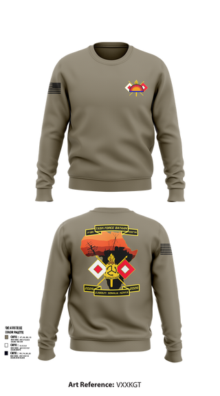 Crew Neck Sweatshirt, Task Force Bataan, , Teamtime, Team time, sublimation, custom sports apparel, team uniforms, spirit wear, spiritwear, sports uniforms, custom shirts, team store, custom team store, fundraiser sports, apparel fundraiser