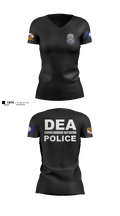 DEA DC 45 13947453 Women's Short Sleeve V-neck Shirt - 3