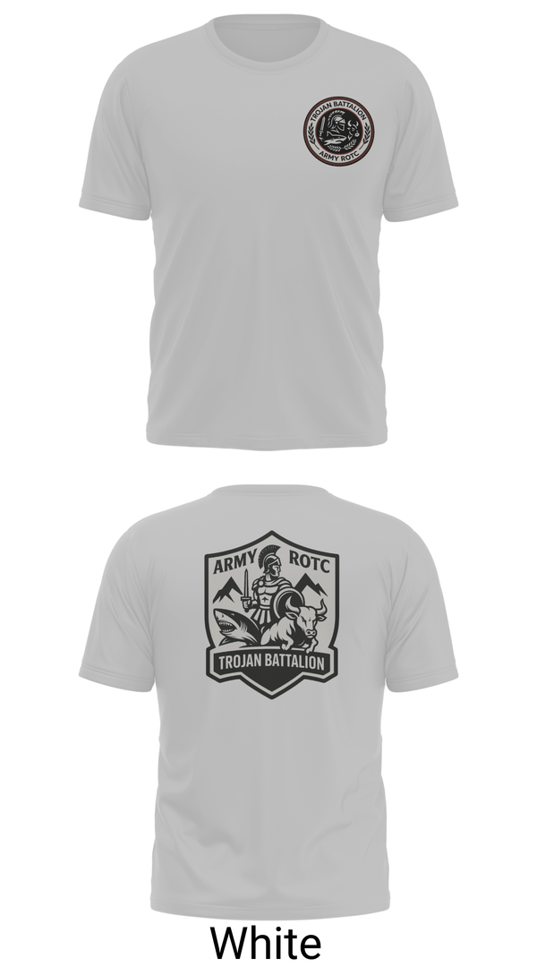 Old School Cotton Feel Shirt, Trojan Battalion, Army, Teamtime, Team time, sublimation, custom sports apparel, team uniforms, spirit wear, spiritwear, sports uniforms, custom shirts, team store, custom team store, fundraiser sports, apparel fundraiser