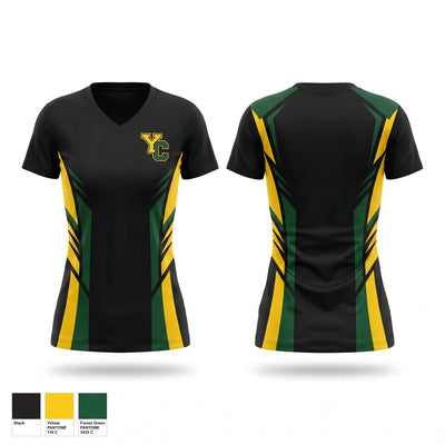 Warriors Women's Short Sleeve V-neck Shirt - 1
