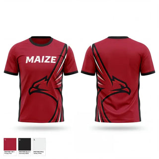 Old School Cotton Feel Shirt, Maize, Wrestling, Teamtime, Team time, sublimation, custom sports apparel, team uniforms, spirit wear, spiritwear, sports uniforms, custom shirts, team store, custom team store, fundraiser sports, apparel fundraiser