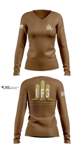 Infinite Financial Group Women's Long Sleeve V-neck Shirt - 100
