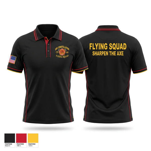 Short Sleeve Performance Polo, Flying squad, Navy, Teamtime, Team time, sublimation, custom sports apparel, team uniforms, spirit wear, spiritwear, sports uniforms, custom shirts, team store, custom team store, fundraiser sports, apparel fundraiser