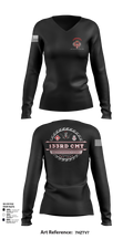133rd Construction Management Team 6811495 Women's Long Sleeve V-neck Shirt - 102