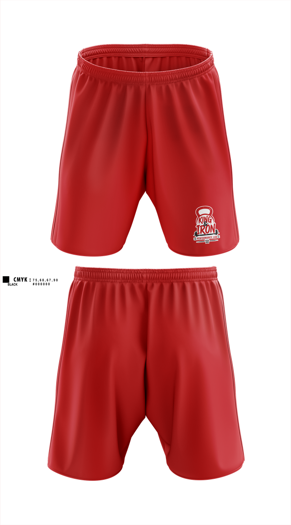 Athletic Shorts With Pockets, King & Iron, , Teamtime, Team time, sublimation, custom sports apparel, team uniforms, spirit wear, spiritwear, sports uniforms, custom shirts, team store, custom team store, fundraiser sports, apparel fundraiser