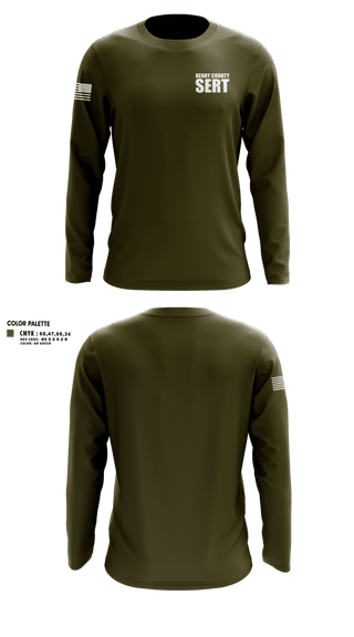 Long Sleeve Performance Shirt, Henry County SERT, Police, Teamtime, Team time, sublimation, custom sports apparel, team uniforms, spirit wear, spiritwear, sports uniforms, custom shirts, team store, custom team store, fundraiser sports, apparel fundraiser