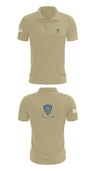 Port Authority Police 67694439 Short Sleeve Performance Polo - 83