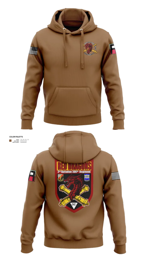 Hoodie, 2-306th FAR, Army, Teamtime, Team time, sublimation, custom sports apparel, team uniforms, spirit wear, spiritwear, sports uniforms, custom shirts, team store, custom team store, fundraiser sports, apparel fundraiser