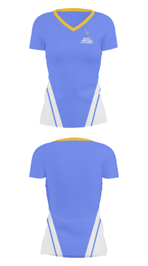 Women's Short Sleeve Vneck Shirt, Saint John Paul II Academy, Spirit Store, Teamtime, Team time, sublimation, custom sports apparel, team uniforms, spirit wear, spiritwear, sports uniforms, custom shirts, team store, custom team store, fundraiser sports, apparel fundraiser