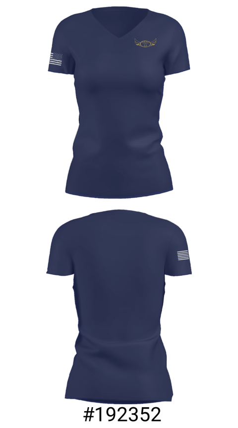 Women's Short Sleeve Vneck Shirt, Yucaipa High School Swimming, Swimming, Teamtime, Team time, sublimation, custom sports apparel, team uniforms, spirit wear, spiritwear, sports uniforms, custom shirts, team store, custom team store, fundraiser sports, apparel fundraiser