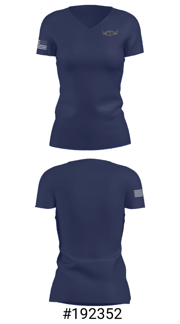 Women's Short Sleeve Vneck Shirt, Yucaipa High School Swimming, Swimming, Teamtime, Team time, sublimation, custom sports apparel, team uniforms, spirit wear, spiritwear, sports uniforms, custom shirts, team store, custom team store, fundraiser sports, apparel fundraiser
