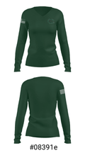 Canton Youth Basketball Association 12941675 Women's Long Sleeve V-neck Shirt - 20