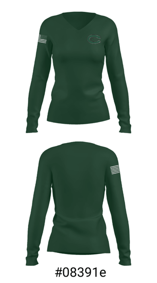 Women's Long Sleeve Vneck Shirt, Canton Youth Basketball Association, Men's Basketball, Teamtime, Team time, sublimation, custom sports apparel, team uniforms, spirit wear, spiritwear, sports uniforms, custom shirts, team store, custom team store, fundraiser sports, apparel fundraiser