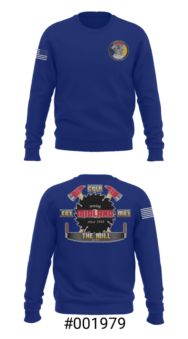 Crew Neck Sweatshirt, Hazmat 63 C, Fire Department, Teamtime, Team time, sublimation, custom sports apparel, team uniforms, spirit wear, spiritwear, sports uniforms, custom shirts, team store, custom team store, fundraiser sports, apparel fundraiser